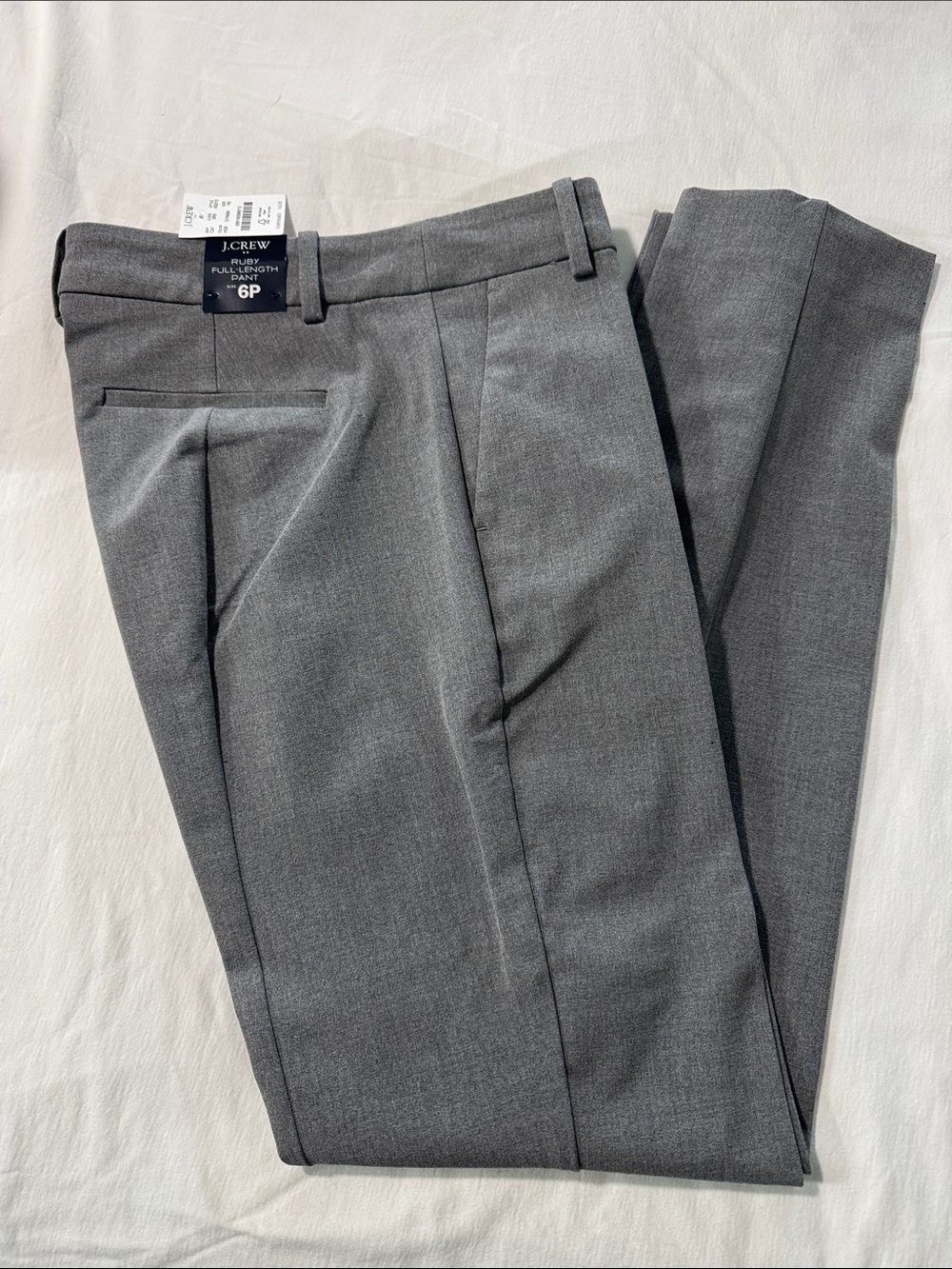 J. Crew Gray Tailored Dress Pants - Classic Straight Leg